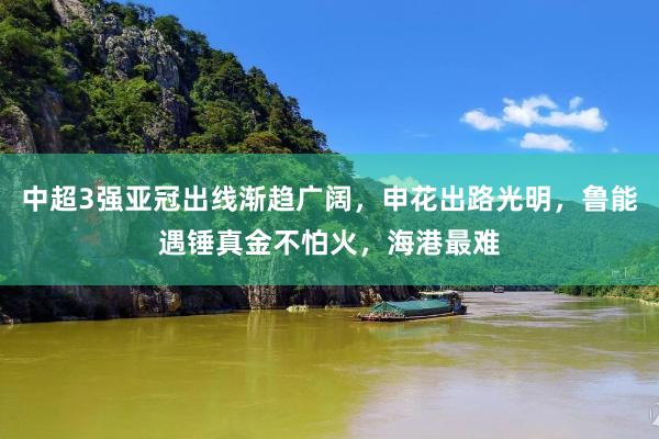 中超3强亚冠出线渐趋广阔，申花出路光明，鲁能遇锤真金不怕火，海港最难